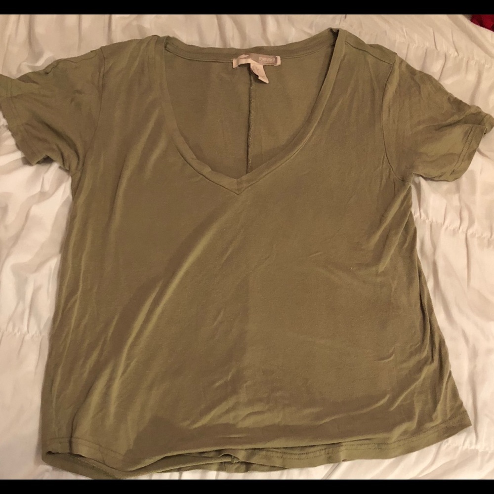 Green v neck